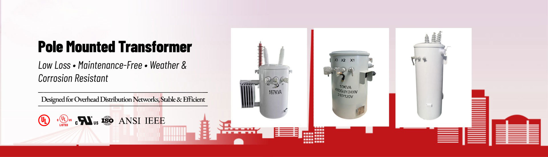 Qualität Einphasen-Pad-Aufbau-Transformer Fabrik